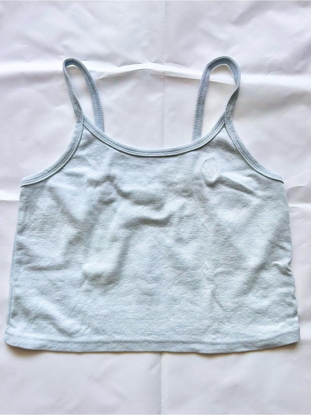 Dorkware light blue cami top, size medium
